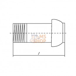 4106000Z; KRAMP; Mâle 4"+filet 4"; pièce detachée