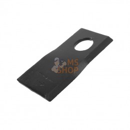 5385KT5514100001; KRAMP; Lame de tondeuse droite 105x4 mm, alésage ovale 23,0x20,5 mm, compatible Taarup; pièce detachée
