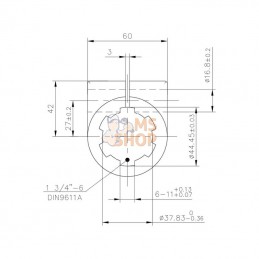 6710006KR; KRAMP; Réducteur; pièce detachée
