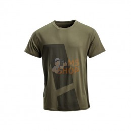 KW506802202066; KRAMP; T-shirt, taille 4XL, manches courtes, hommes, vert, Kramp Active,; pièce detachée