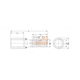 671008KR; KRAMP; Réducteur Ø35 - 1.3/8-6; pièce detachée
