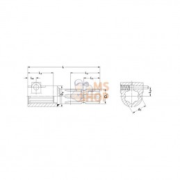405001002; KRAMP; Réducteur 1,3/8 " x 1,1/8 " SO2; pièce detachée
