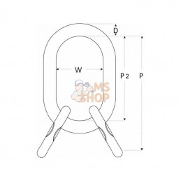 2633013; REMA; Anneau poire RMA13 3/4 13 mm; pièce detachée