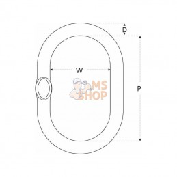 2631010; REMA; Anneau poire RML108 10/4 8 mm; pièce detachée