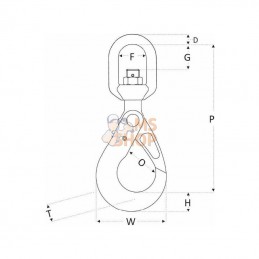 2646106; REMA; Croch piv à œillet RSBS6 6mm; pièce detachée