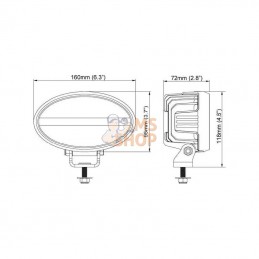 988302B; NORDIC LIGHTS; Antares Go 625 39W projecteur DT; pièce detachée