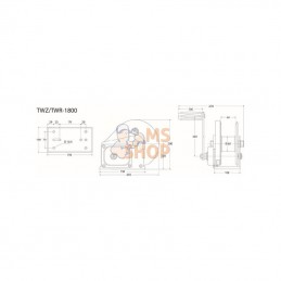 TW1800; REMA; Handlier autofreine 820kg; pièce detachée