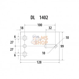 DL1402; REMA; Enrouleur man. 636kg + cliquet; pièce detachée