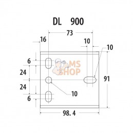 DL1402; REMA; Enrouleur man. 636kg + cliquet; pièce detachée