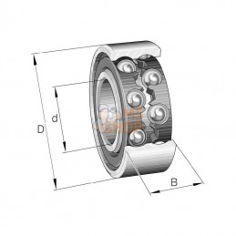 75004212; SKF; Roulement à billes à gorge profonde 60x110x28 mm, 4212ATN9 SKF; pièce detachée