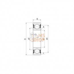 7500361200R; SKF; Roulement à billes; pièce detachée