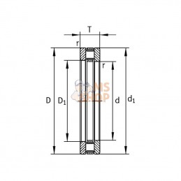 K81104TN; SKF; Roulement axial à roul. cyl.; pièce detachée