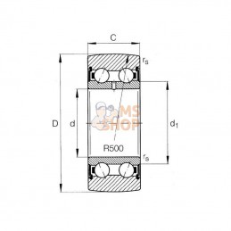 305707CZZSKF; SKF; Roulement SKF; pièce detachée