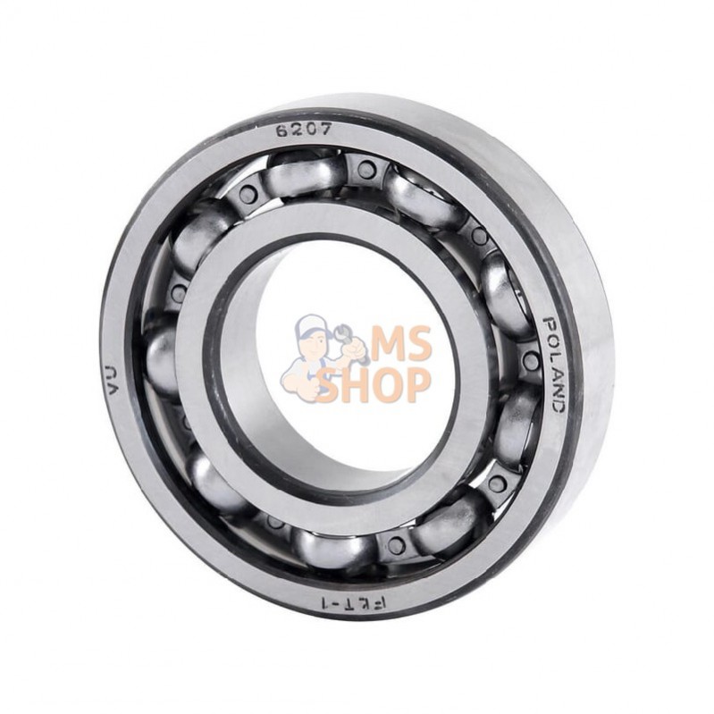 75006207; SKF; Roulement à billes à gorge profonde 35x72x17 mm, 6207 SKF; pièce detachée 75006207; SKF; Roulement à billes à gorge profonde 35x72x17 mm, 6207 SKF; pièce detachée