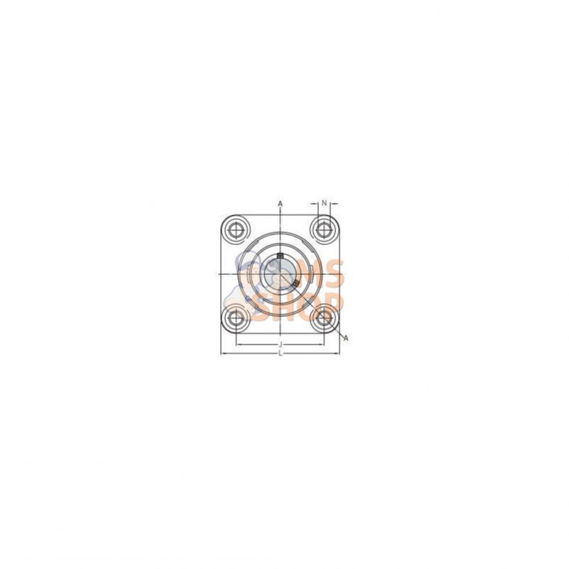 F4BC100CPSS; SKF; Logement de palier SKF gamme alimentaire Pouces; pièce detachée F4BC100CPSS; SKF; Logement de palier SKF gamme alimentaire Pouces; pièce detachée