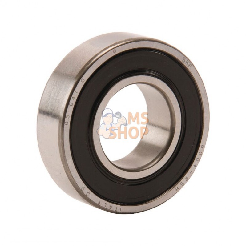 75006004RS; SKF; Roulement à billes à gorge profonde 20x42x12 mm, 6004RSH SKF; pièce detachée 75006004RS; SKF; Roulement à billes à gorge profonde 20x42x12 mm, 6004RSH SKF; pièce detachée