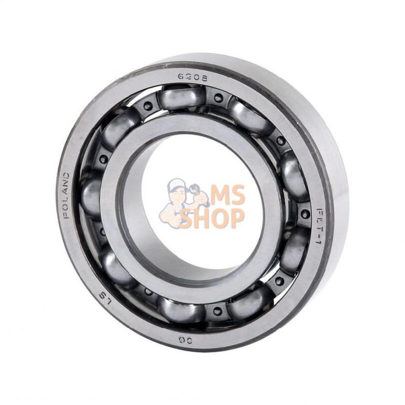 75006208; SKF; Roulement à billes à gorge profonde 40x86x18 mm, 6208 SKF; pièce detachée 75006208; SKF; Roulement à billes à gorge profonde 40x86x18 mm, 6208 SKF; pièce detachée