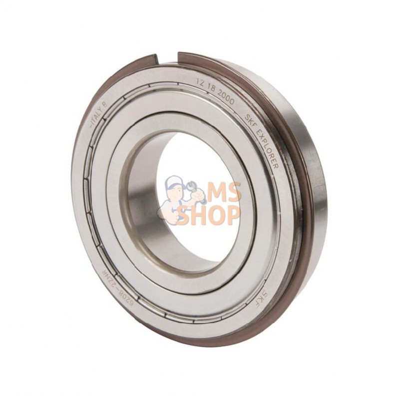 6208ZZNRSKF; SKF; Roulement à billes à gorge profonde 40x80x18 mm SKF; pièce detachée 6208ZZNRSKF; SKF; Roulement à billes à gorge profonde 40x80x18 mm SKF; pièce detachée