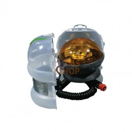 AUEM122423; SACEX; Gyrophare Ellipse magnétique 12/24v 21W 2A; pièce detachée