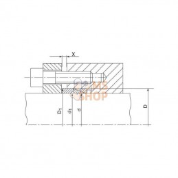 RFN800690X101GES; RINGFEDER; Éléments de serrage fendus; pièce detachée