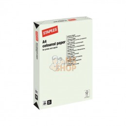 600306ST; STAPLES; Papier A4 vert clair 500B; pièce detachée