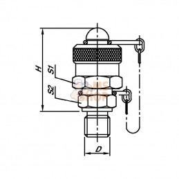 MEV2014; SPRADOW; Raccord mini-mess 1/4; pièce detachée