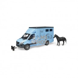 U02674; BRUDER; MB Sprinter transporteur d'animaux avec 1 cheval; pièce detachée