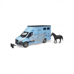 U02674; BRUDER; MB Sprinter transporteur d'animaux avec 1 cheval; pièce detachée