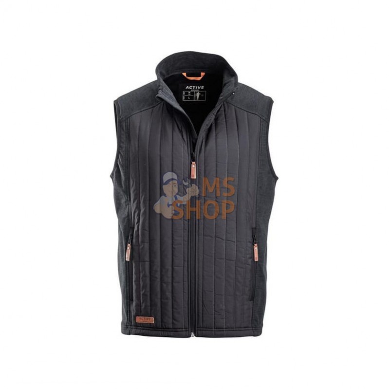 KW5011401911066; KRAMP; Gilet matelassé anthracite 5XL; pièce detachée