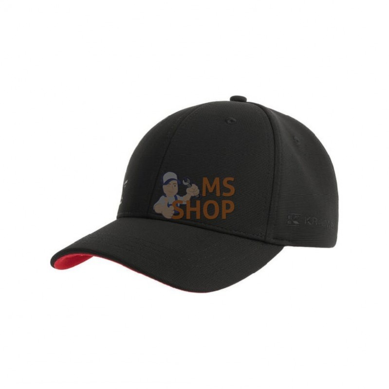 KW10900102; KRAMP; casquette baseball noir/rouge; pièce detachée KW10900102; KRAMP; casquette baseball noir/rouge; pièce detachée