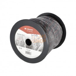 KR0551000B; KRAMP; Cordon de lanceur 5,5 mm x 100 m noir; pièce detachée