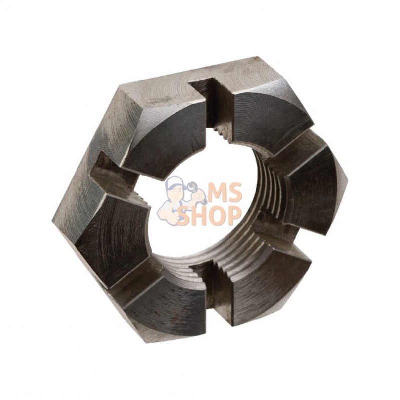 73000328049; KONGSKILDE; Écrou crénelé, M30X2mm; pièce detachée