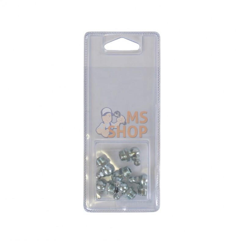 KRGN10190P006; KRAMP BLISTER; Graisseur M10 x 1-90° 6x; pièce detachée KRGN10190P006; KRAMP BLISTER; Graisseur M10 x 1-90° 6x; pièce detachée