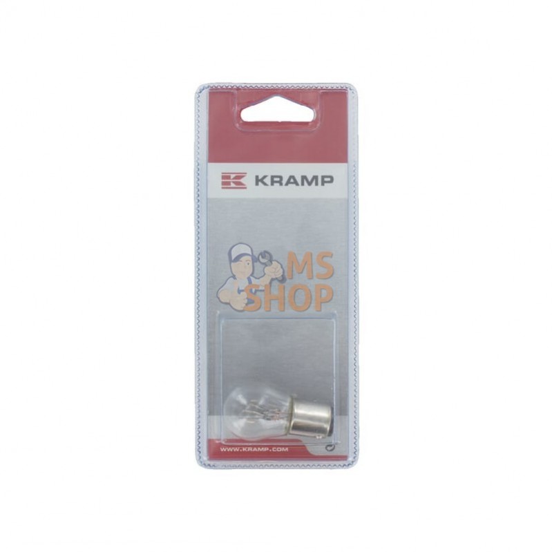 KRGL1214P001; KRAMP BLISTER; Ampoule 12V 21/5W BAY15d; pièce detachée