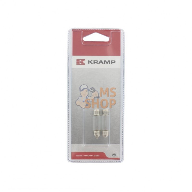 KRGL2421P002; KRAMP BLISTER; Ampoule 24V 5W SV8,5 (2x); pièce detachée