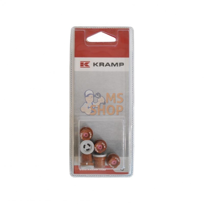 KRATR80BROWNP006; KRAMP BLISTER; Buse conique 80° marron céramique (6x); pièce detachée KRATR80BROWNP006; KRAMP BLISTER; Buse conique 80° marron céramique (6x); pièce detachée