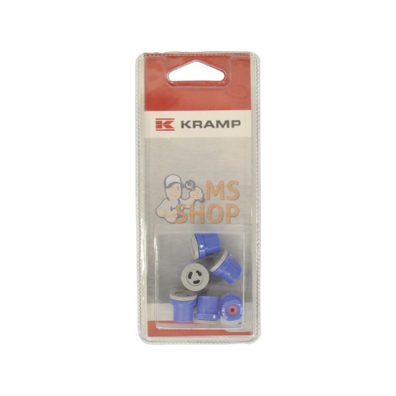 KRATR80BLUEP006; KRAMP BLISTER; Buse conique 80° bleue céramique (6x); pièce detachée KRATR80BLUEP006; KRAMP BLISTER; Buse conique 80° bleue céramique (6x); pièce detachée