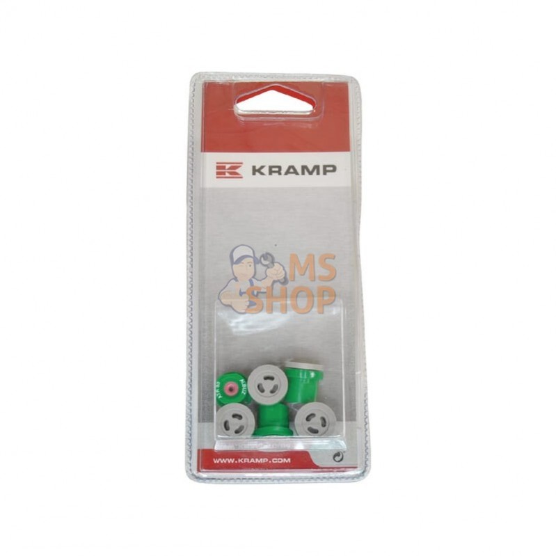 KRATR80GREENP006; KRAMP BLISTER; Buse conique 80° verte céramique (6x); pièce detachée KRATR80GREENP006; KRAMP BLISTER; Buse conique 80° verte céramique (6x); pièce detachée