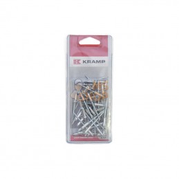 KRBN412P050; KRAMP BLISTER; Rivet aveugle 4x12 mm (50x); pièce detachée