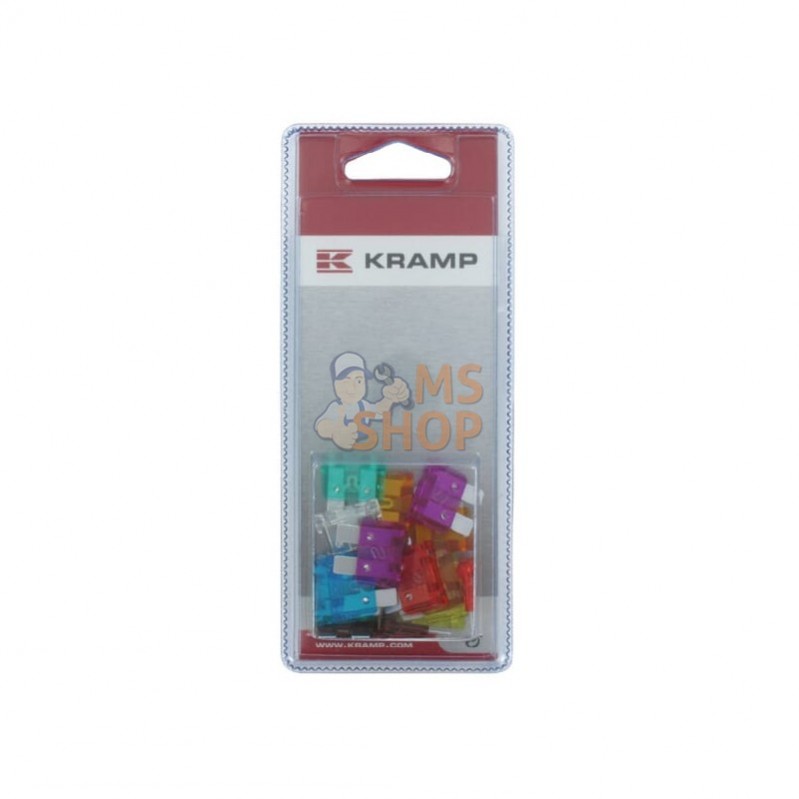 KRBLADEFUSESP018; KRAMP BLISTER; Assort. fusibles enfichables (18x); pièce detachée