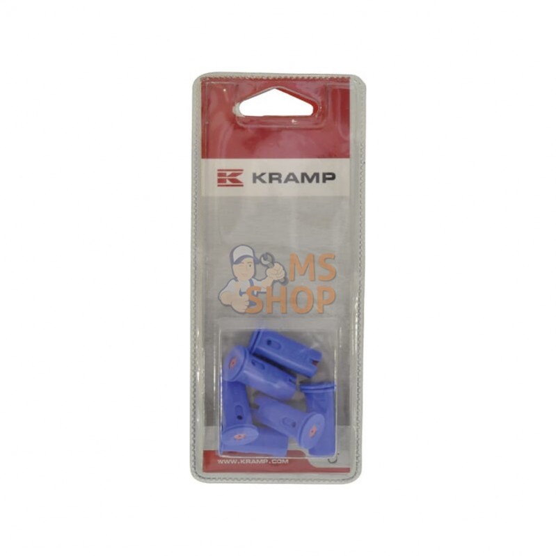 KRAVI8003P006; KRAMP BLISTER; Buse injection d’air 80° bleue (6x); pièce detachée KRAVI8003P006; KRAMP BLISTER; Buse injection d’air 80° bleue (6x); pièce detachée