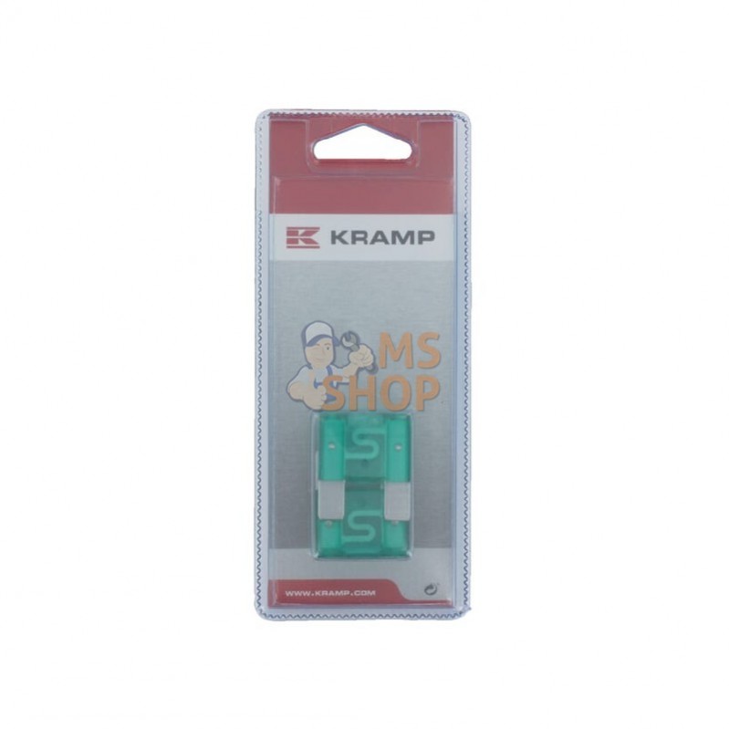KRSI20191P002; KRAMP BLISTER; Fusible enfichable Maxi 30A (2x); pièce detachée KRSI20191P002; KRAMP BLISTER; Fusible enfichable Maxi 30A (2x); pièce detachée