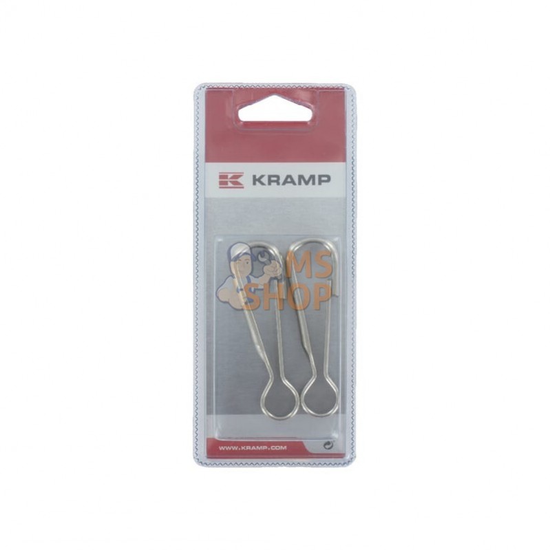 KRSH080NP002; KRAMP BLISTER; Crochet simplex 80mm (2x); pièce detachée KRSH080NP002; KRAMP BLISTER; Crochet simplex 80mm (2x); pièce detachée