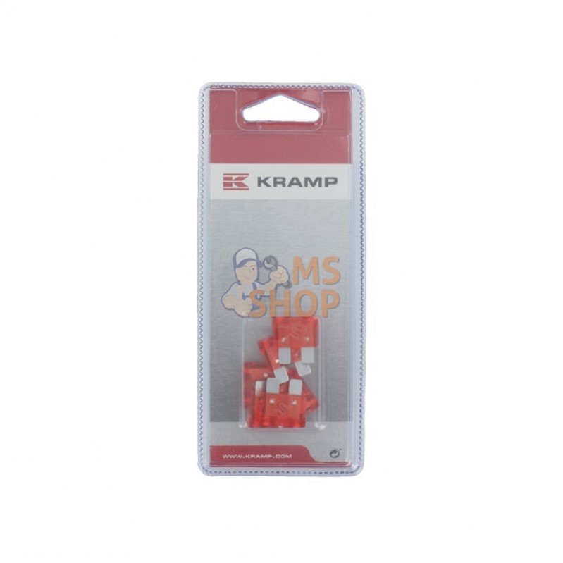 KRSI22010P006; KRAMP BLISTER; Fusible enfichable 10A (6x); pièce detachée KRSI22010P006; KRAMP BLISTER; Fusible enfichable 10A (6x); pièce detachée