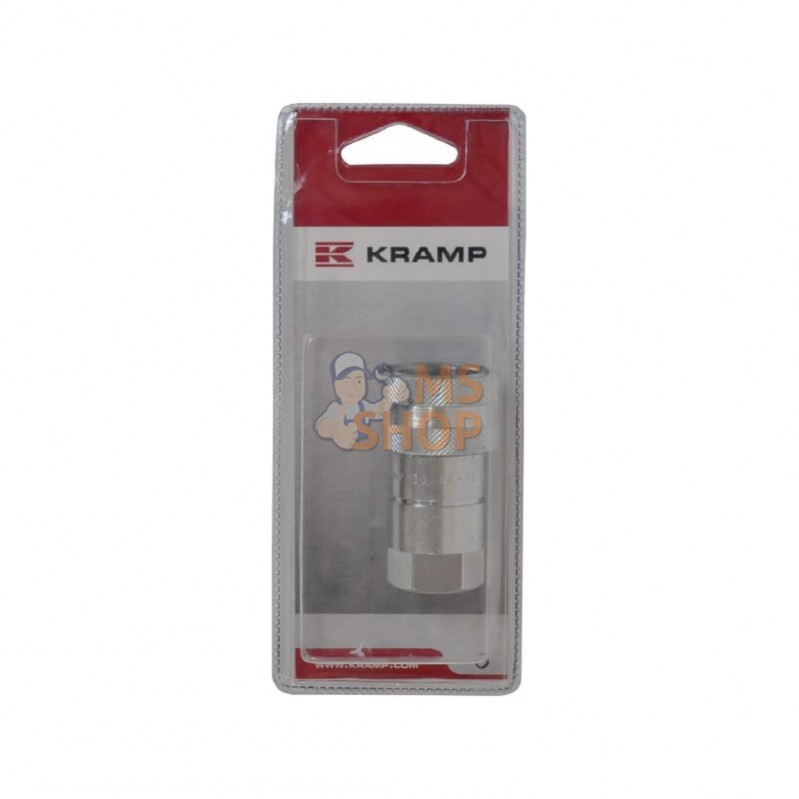 KRNV38GASFP001; KRAMP BLISTER; Raccord rapide F 3/8" BSP; pièce detachée KRNV38GASFP001; KRAMP BLISTER; Raccord rapide F 3/8" BSP; pièce detachée