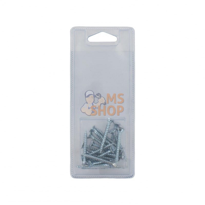 KRSPS4540P020; KRAMP BLISTER; Vis p/.Panneau agglom 4,5x40 (20x); pièce detachée KRSPS4540P020; KRAMP BLISTER; Vis p/.Panneau agglom 4,5x40 (20x); pièce detachée