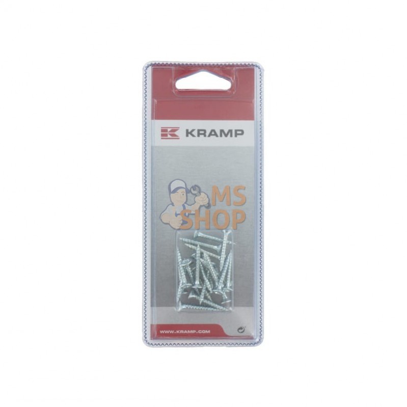 KRSPS3525P020; KRAMP BLISTER; Vis p/.panneau.agglom. 3,5x25 (20x); pièce detachée KRSPS3525P020; KRAMP BLISTER; Vis p/.panneau.agglom. 3,5x25 (20x); pièce detachée