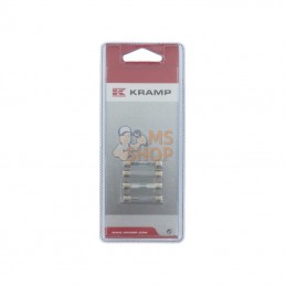 KRSI23518P004; KRAMP BLISTER; Fusible verre 6.3x32 - 20 A (4x); pièce detachée