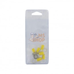 KRLA9055P006; KRAMP BLISTER; Cosses rondes jaune Ø8mm (6x); pièce detachée