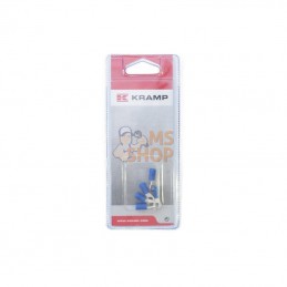 KRLA9040P005; KRAMP BLISTER; Cosses rondes bleues Ø4mm (6x); pièce detachée